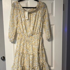 NWT Francesca’s Printed Dress